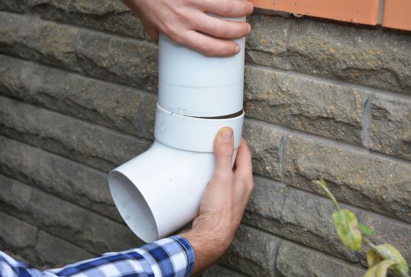 Drainage Downspout Repair in Kingwood