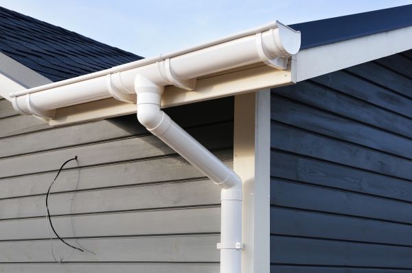 PVC Rain Gutter Installation in Kingwood