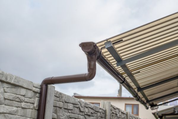 Plastic Downspout Installation in Kingwood